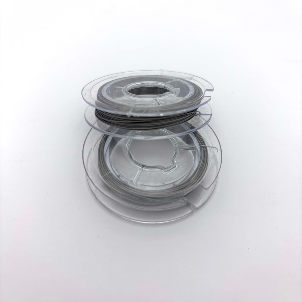 Çelik Tel-0.38 mm Gümüş 10 M-1 Adet