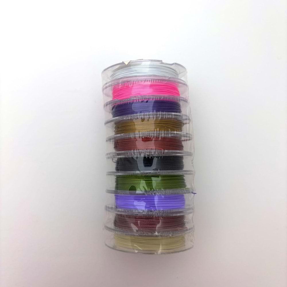 Çelik Renkli Tel 1 Paket 0.38 mm-10 Adet