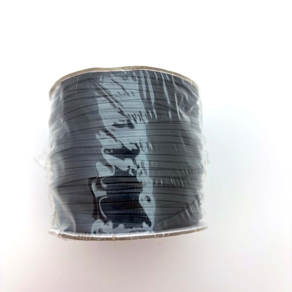 Deri İp Yatsı Siyah 2 mm Bobin 80 M-1 Adet