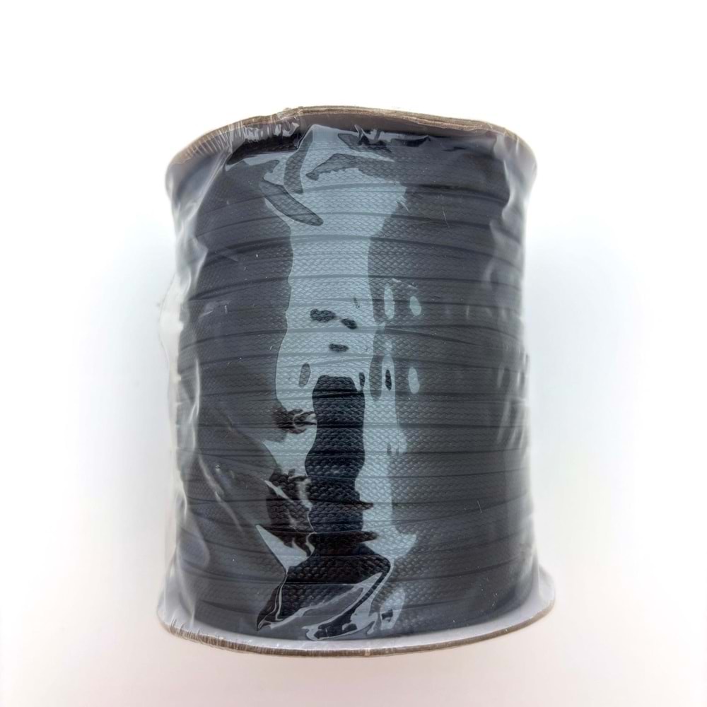 Deri İp Yatsı Siyah 4.8 mm Bobin 80 M-1 Adet
