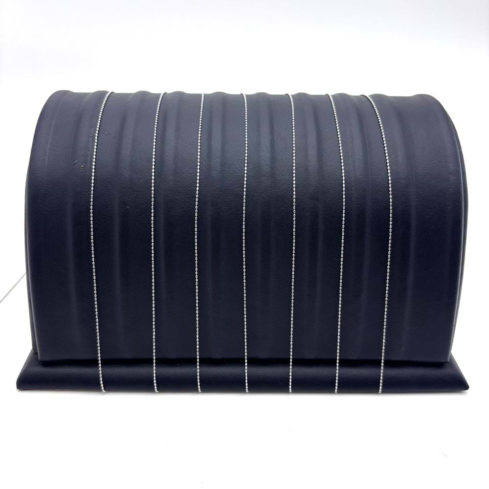 Mikro Top Zincir Model 1 mm Gümüş 1 m 1 Adet