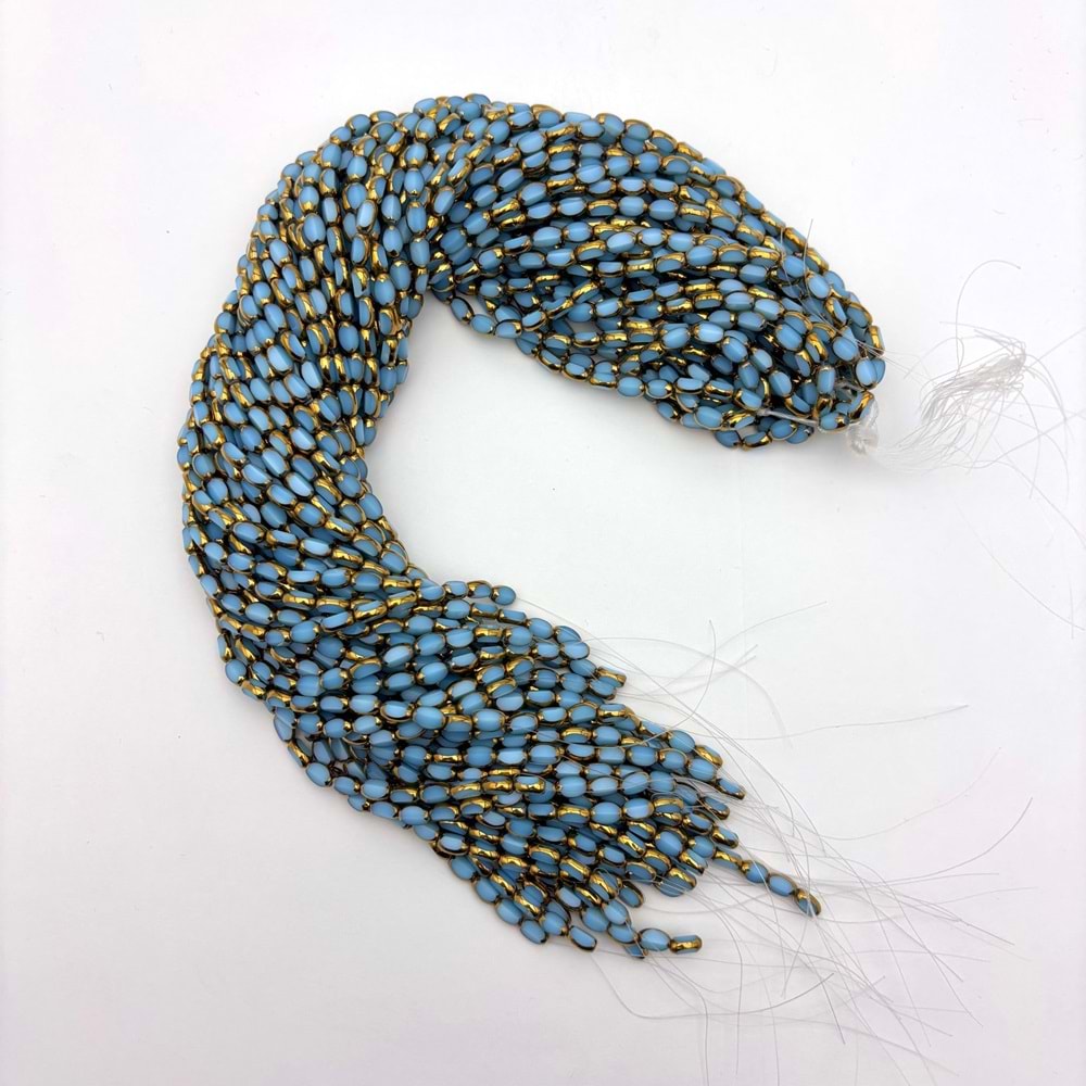 Çek Kristali Açık Mavi 1 Dizi