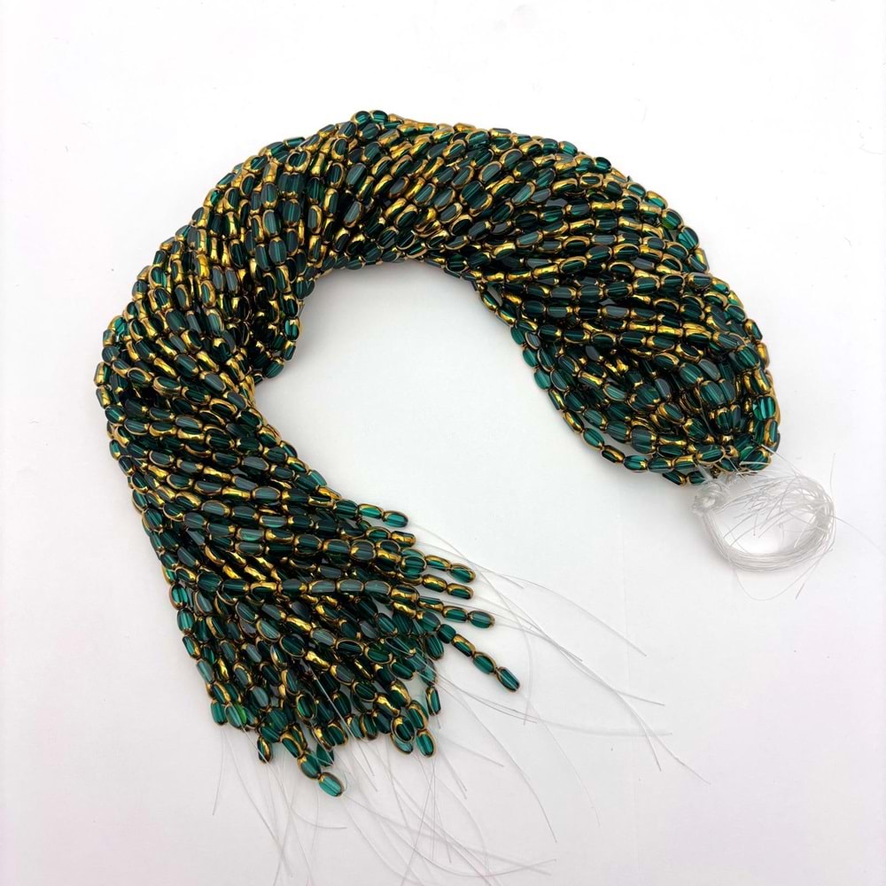 Çek Kristali Koyu Zümrüt 1 Dizi