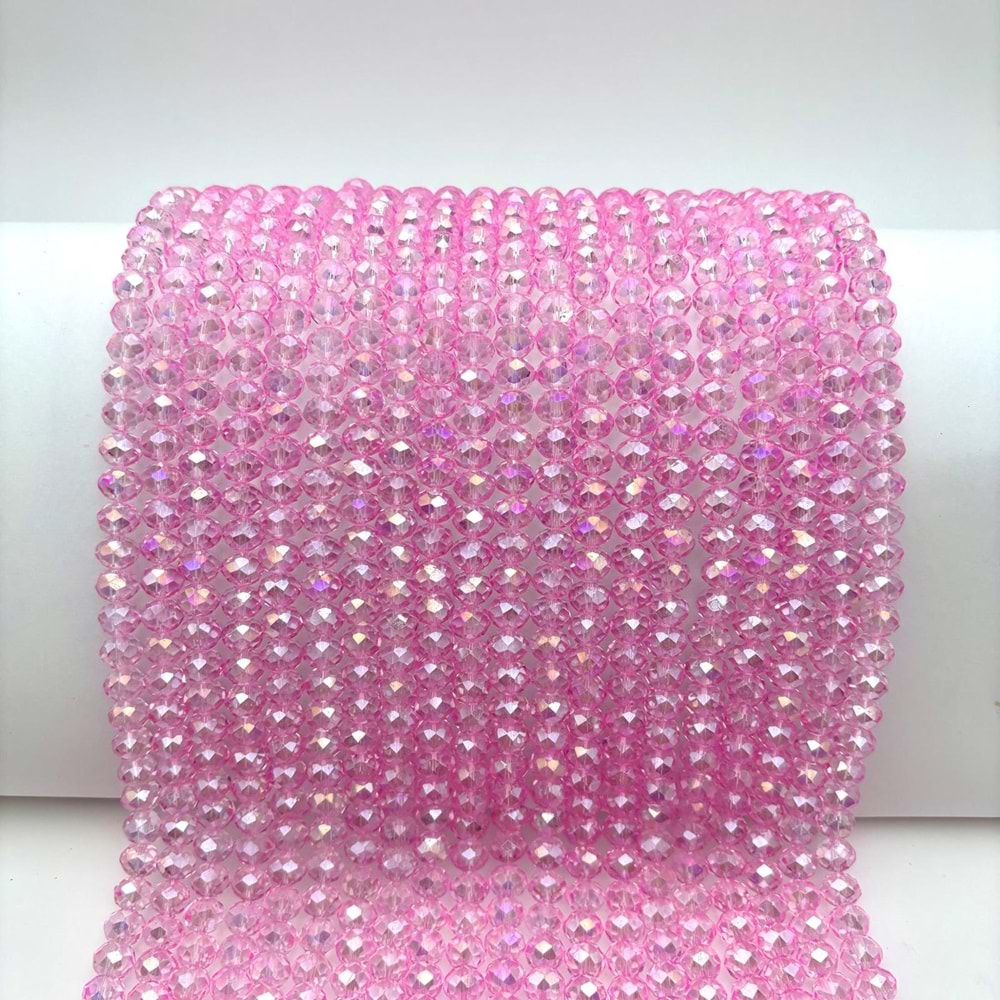 8 mm Kristal Boncuk 1 Dizi