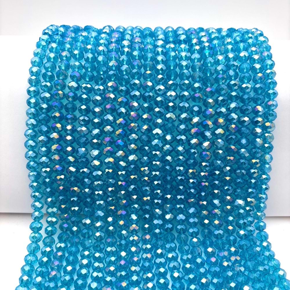 8 mm Kristal Boncuk 1 Dizi