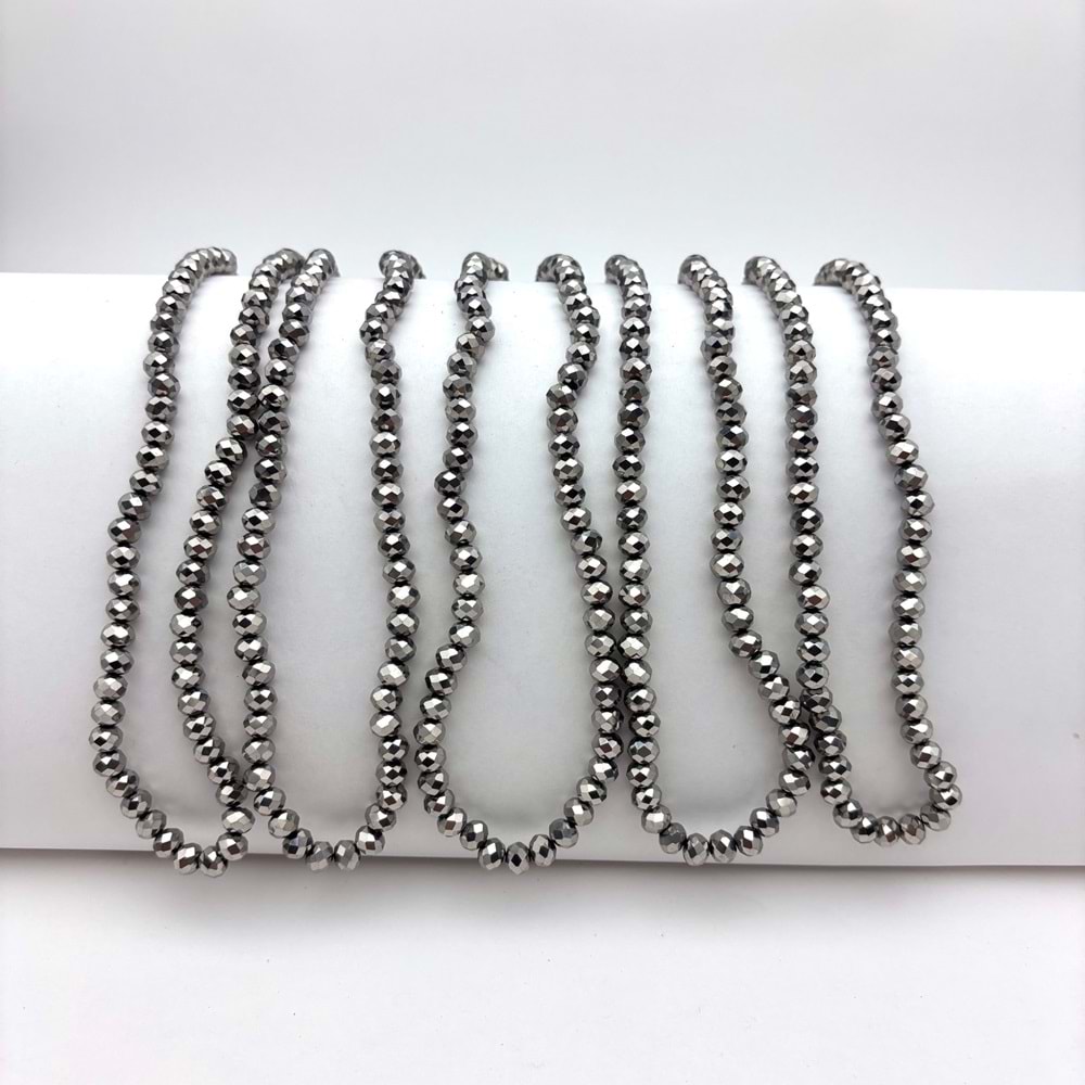 6 mm Kristal Boncuk 1 Dizi