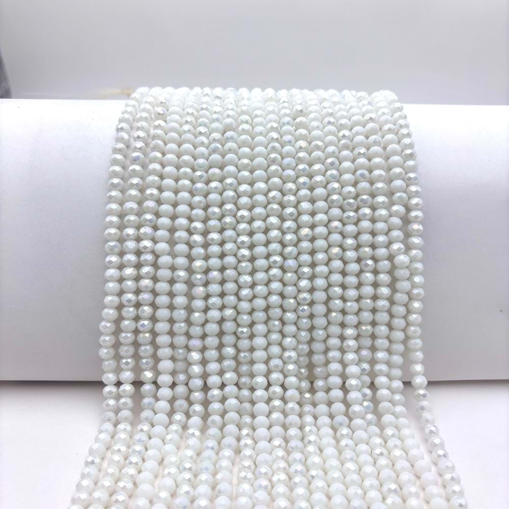 6 mm Kristal Boncuk 1 Dizi