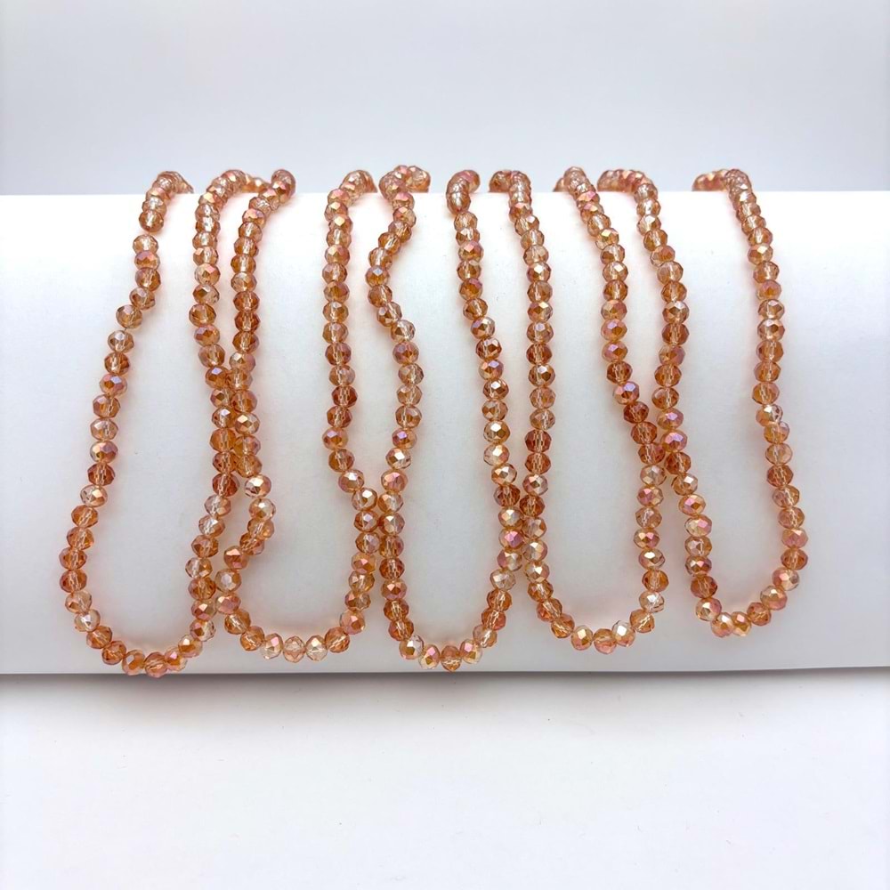 6 mm Kristal Boncuk 1 Dizi