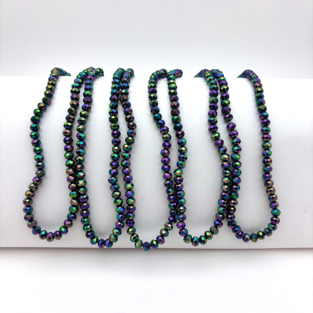 6 mm Kristal Boncuk 1 Dizi