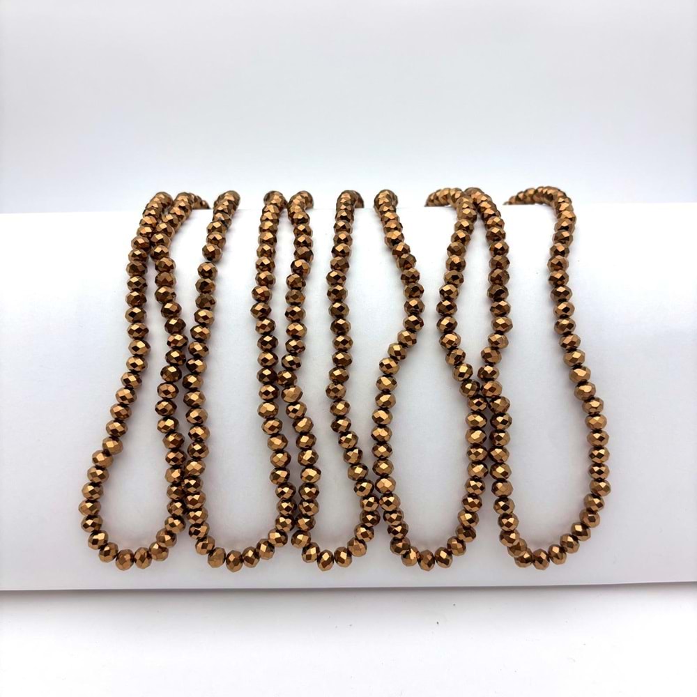 6 mm Kristal Boncuk 1 Dizi