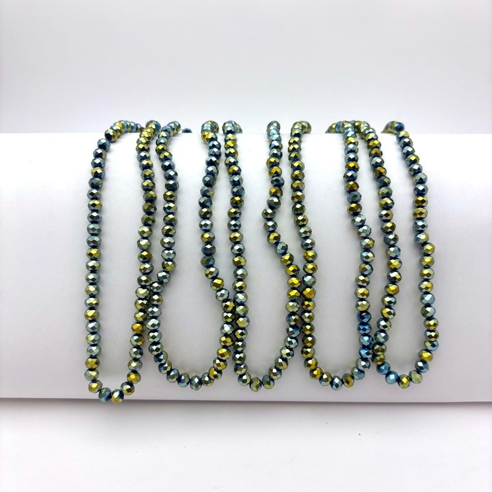 6 mm Kristal Boncuk 1 Dizi