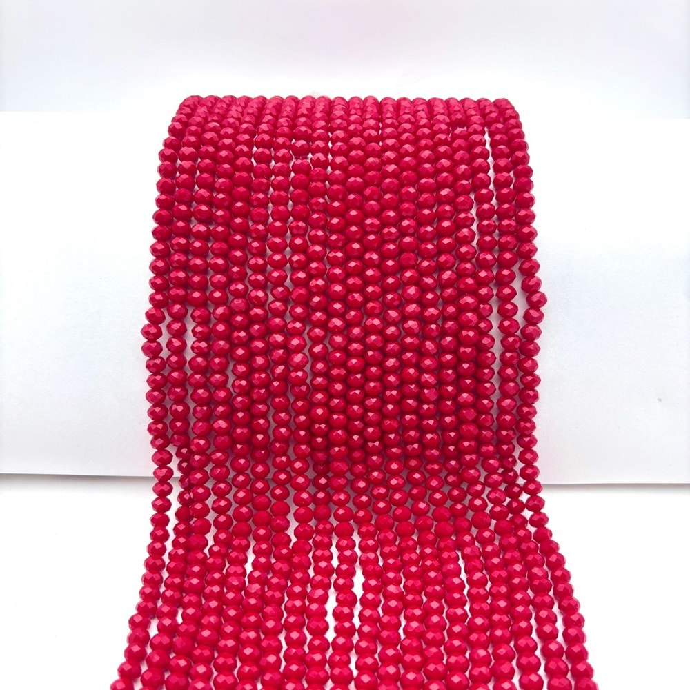 6 mm Kristal Boncuk 1 Dizi