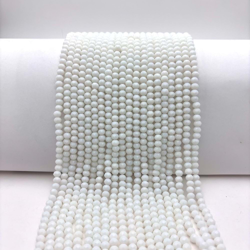 6 mm Kristal Boncuk 1 Dizi