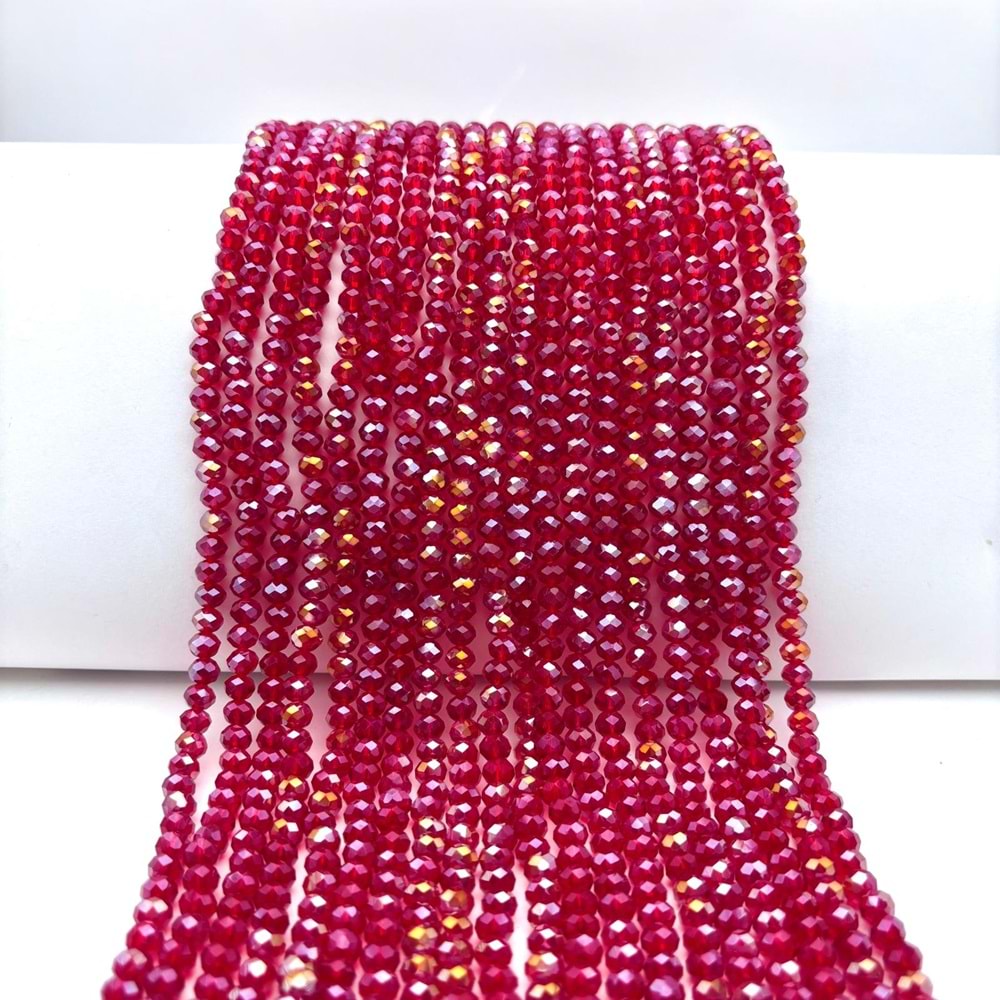 6 mm Kristal Boncuk 1 Dizi