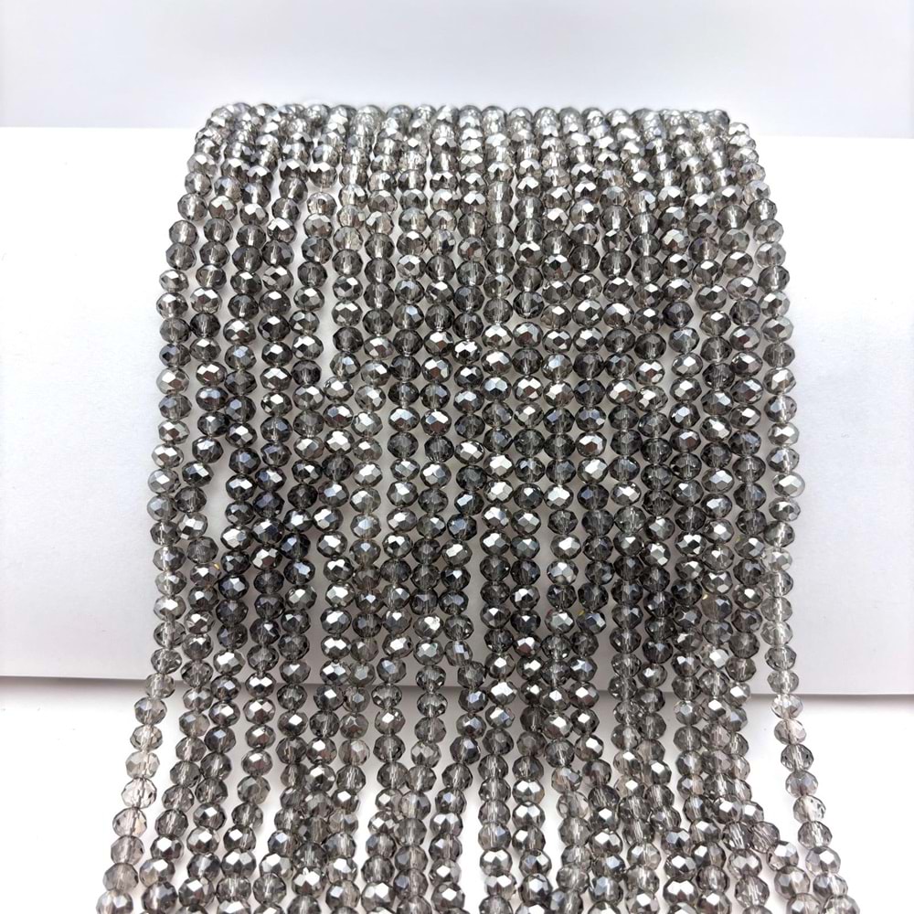 6 mm Kristal Boncuk 1 Dizi