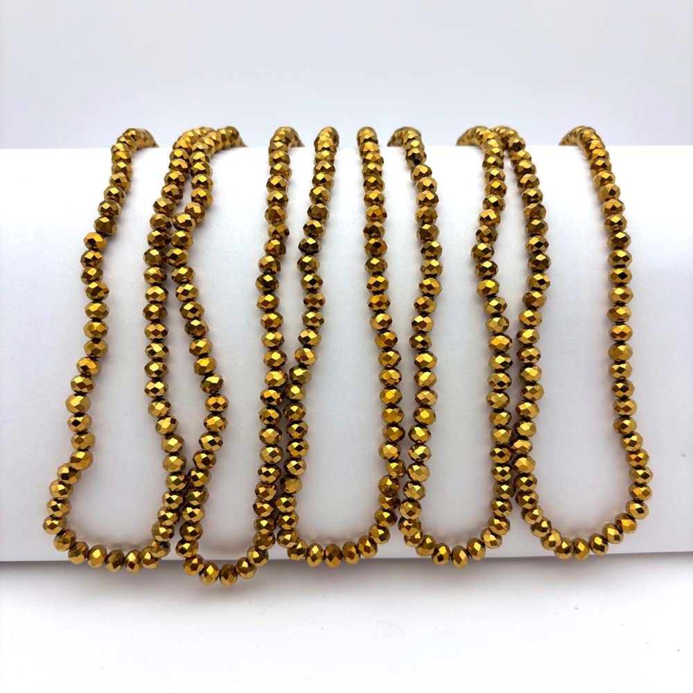 6 mm Kristal Boncuk 1 Dizi