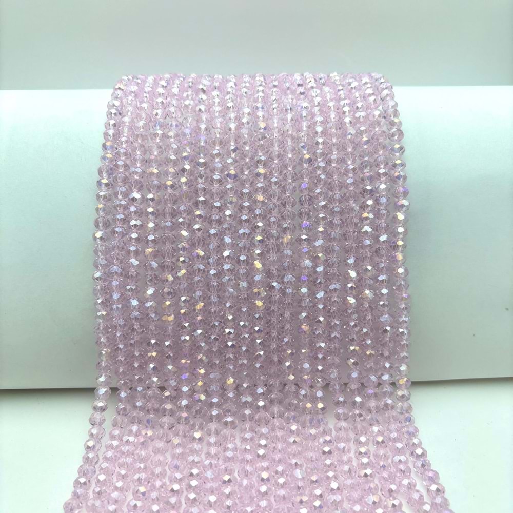 6 mm Kristal Boncuk 1 Dizi