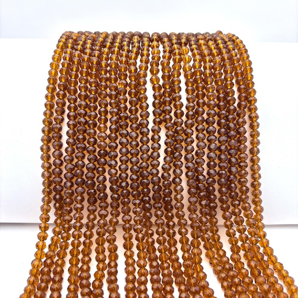 6 mm Kristal Boncuk 1 Dizi