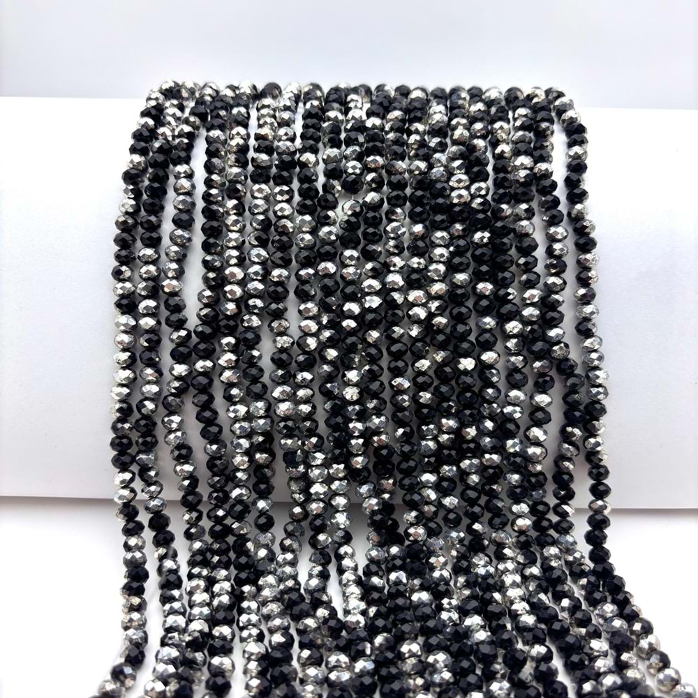 6 mm Kristal Boncuk 1 Dizi