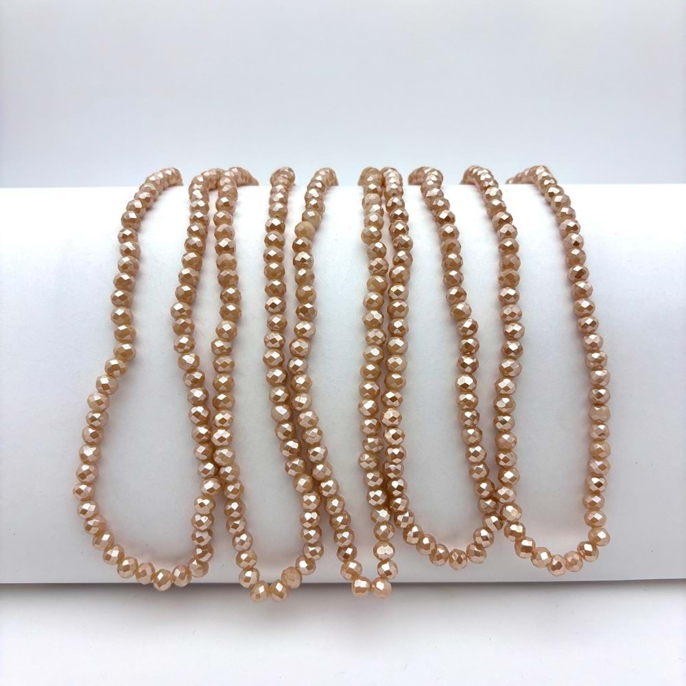 6 mm Kristal Boncuk 1 Dizi