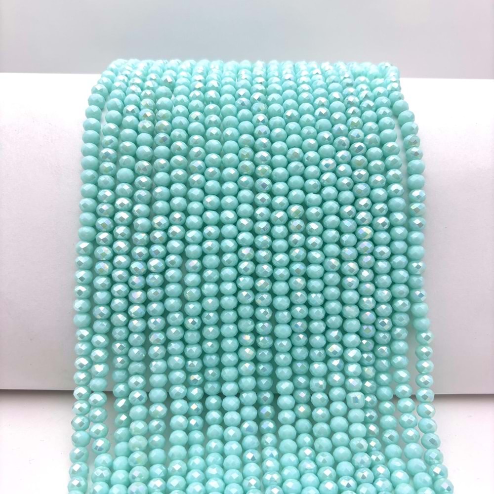 6 mm Kristal Boncuk 1 Dizi