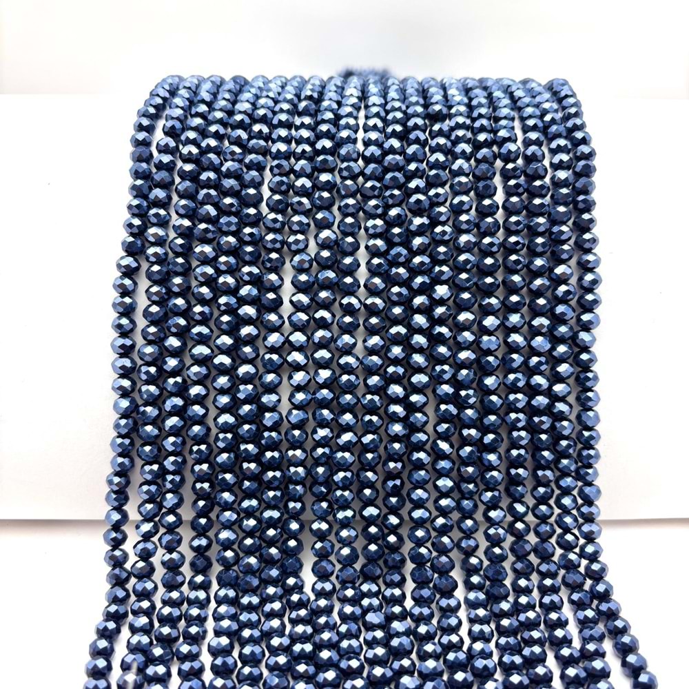 6 mm Kristal Boncuk 1 Dizi