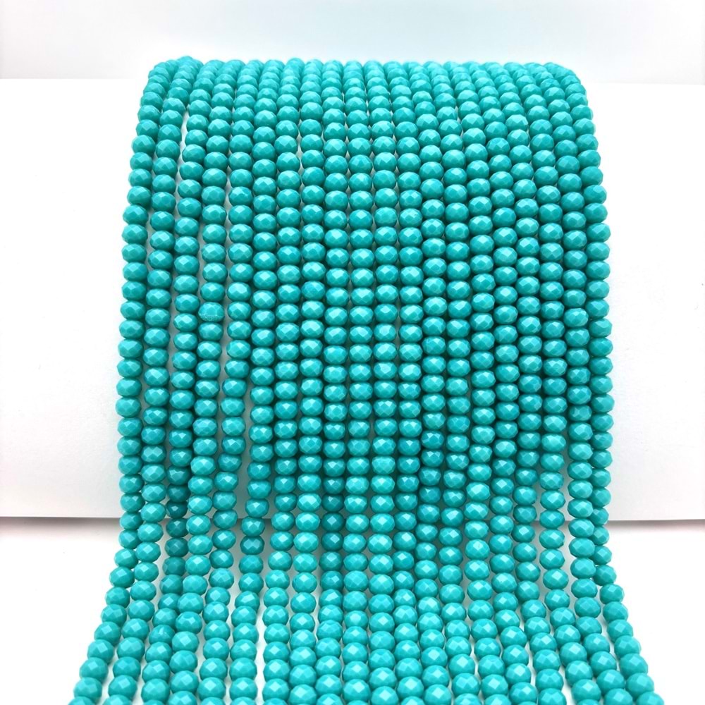 6 mm Kristal Boncuk 1 Dizi