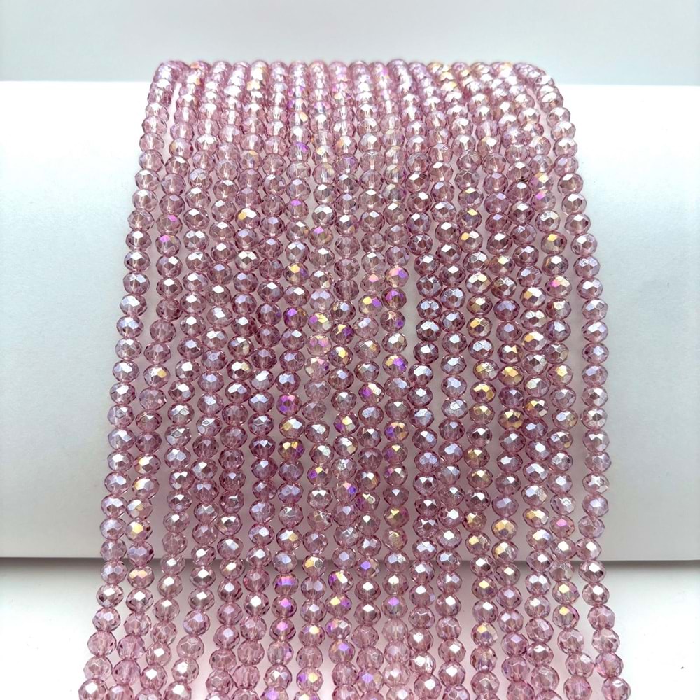 6 mm Kristal Boncuk 1 Dizi