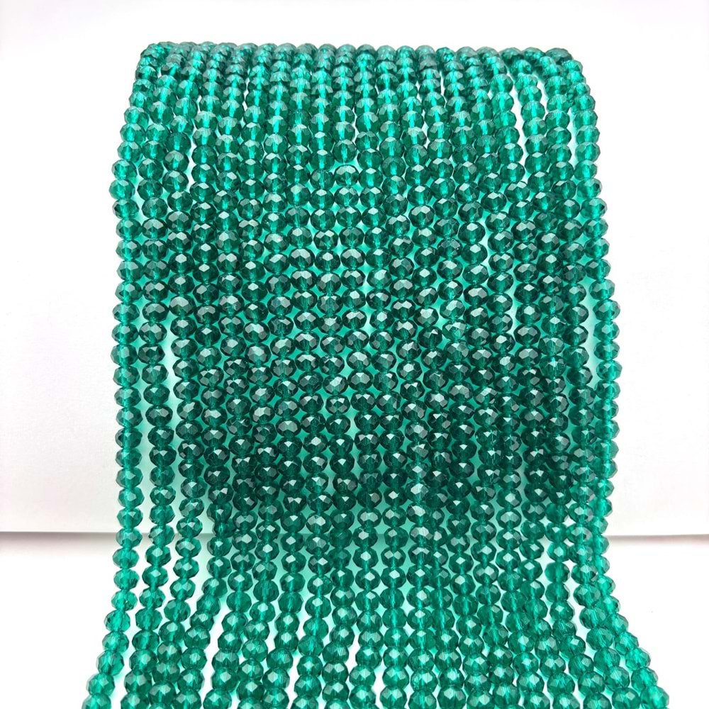 6 mm Kristal Boncuk 1 Dizi