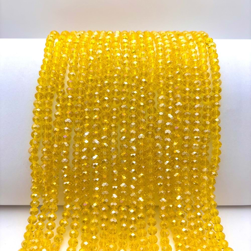 6 mm Kristal Boncuk 1 Dizi