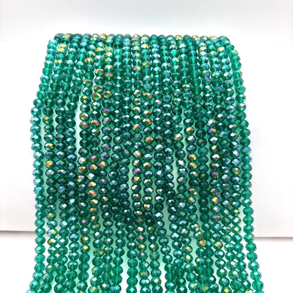 6 mm Kristal Boncuk 1 Dizi