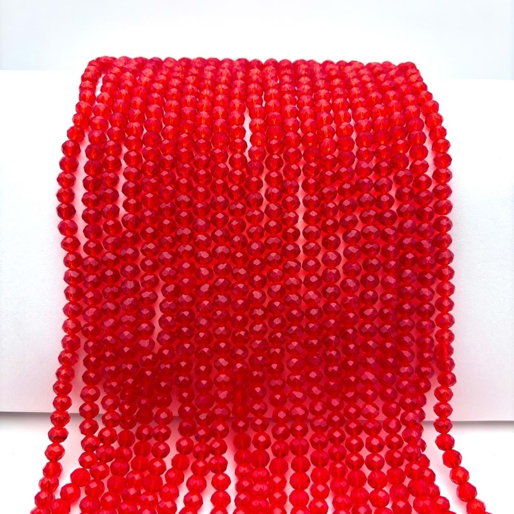 6 mm Kristal Boncuk 1 Dizi