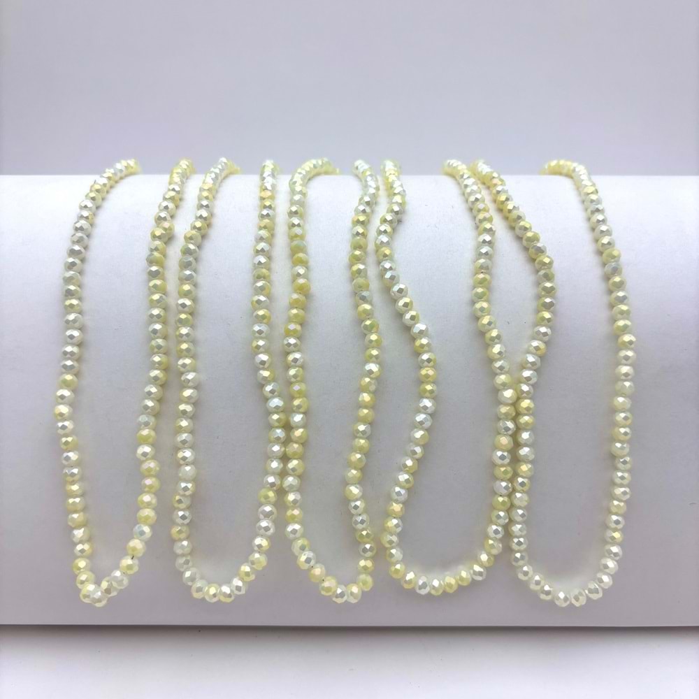 4 mm Kristal Boncuk 1 Dizi