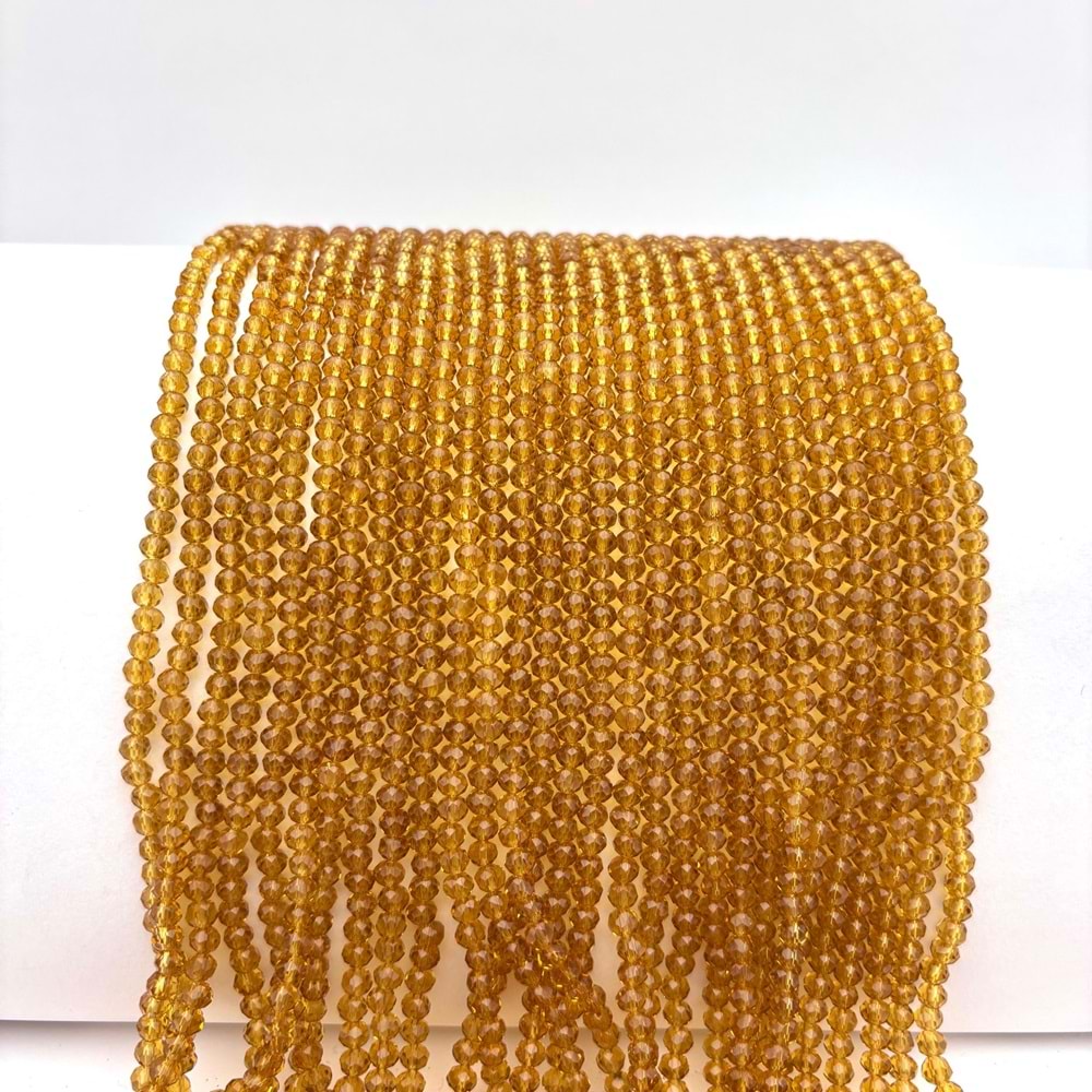 4 mm Kristal Boncuk 1 Dizi