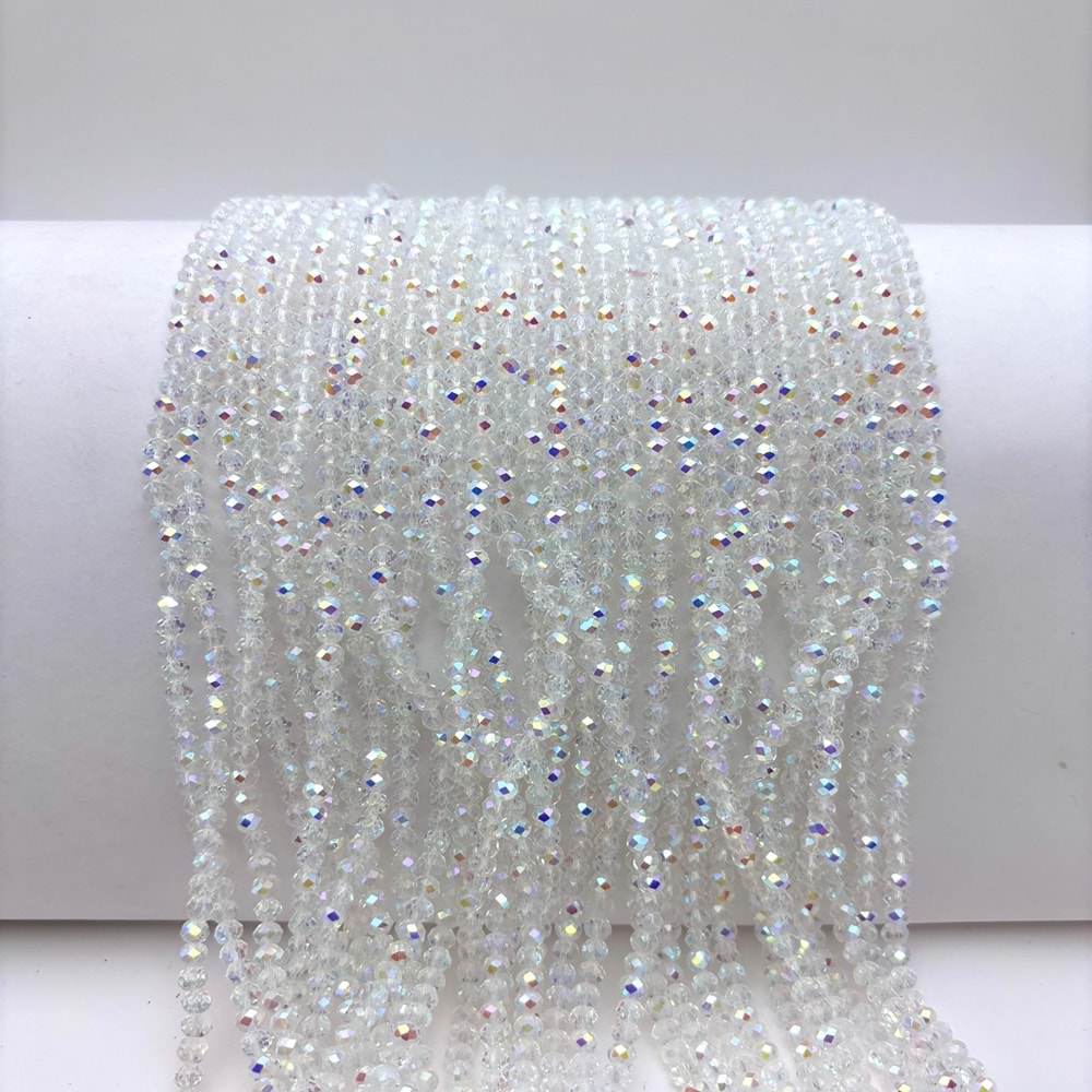 4 mm Kristal Boncuk 1 Dizi