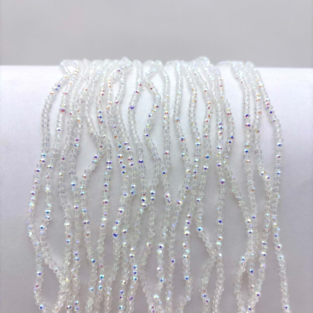 1 mm Kristal Boncuk 1 Dizi