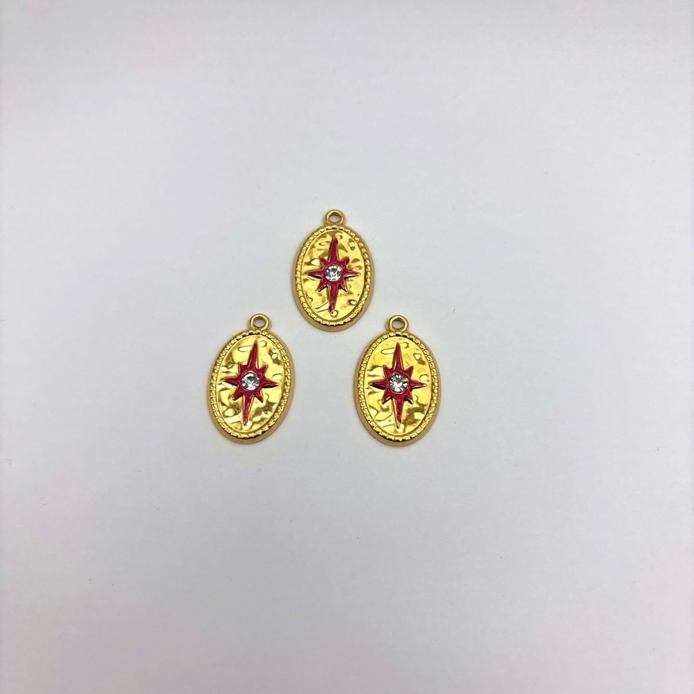 Çelik Kolye Ucu 1 Adet