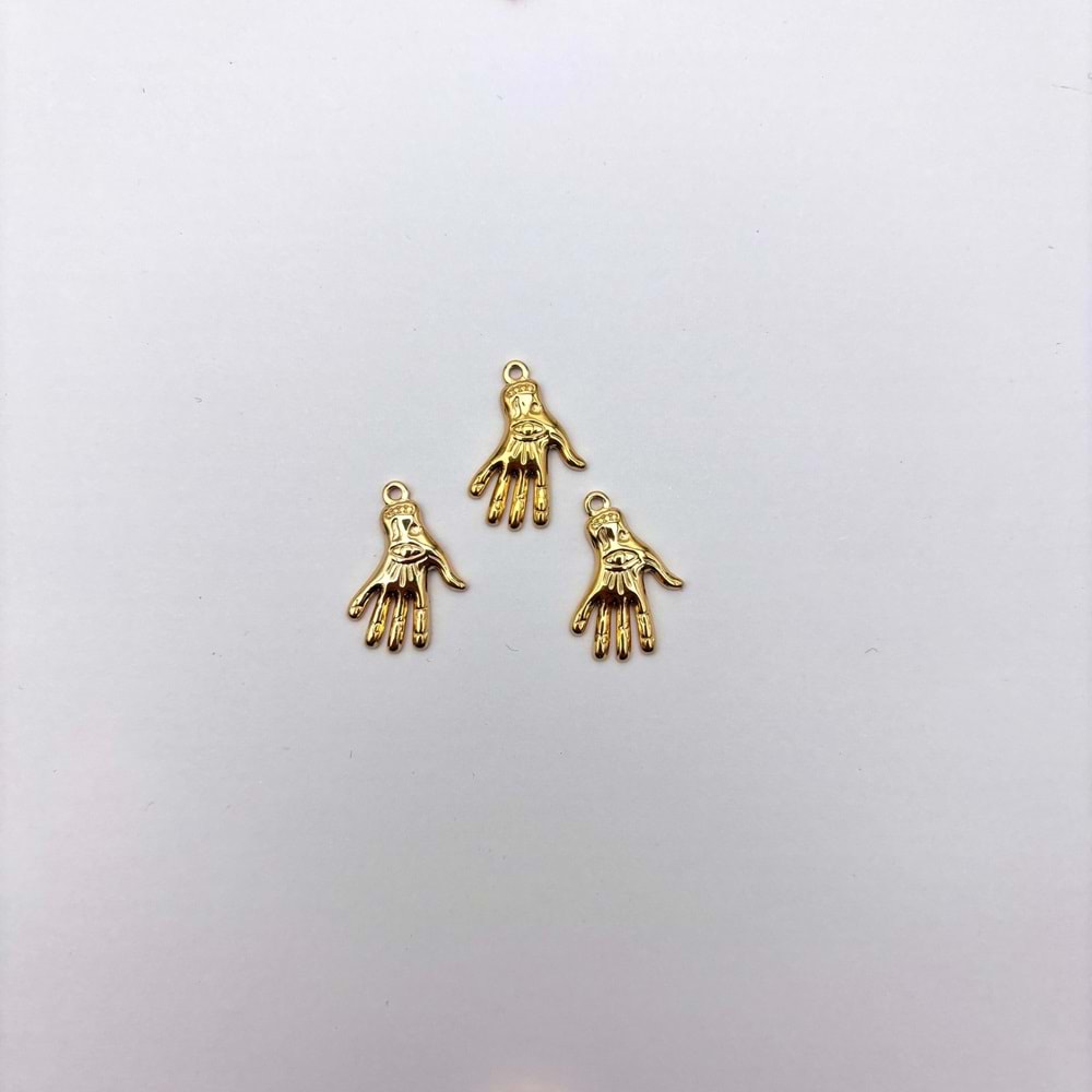 Çelik Kolye Ucu 1 Adet