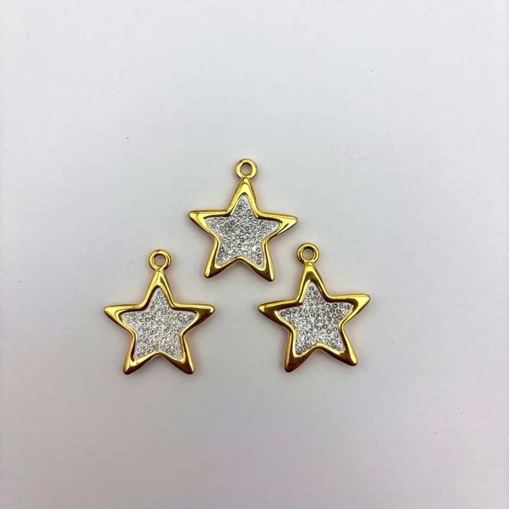 Çelik Kolye Ucu 1 Adet