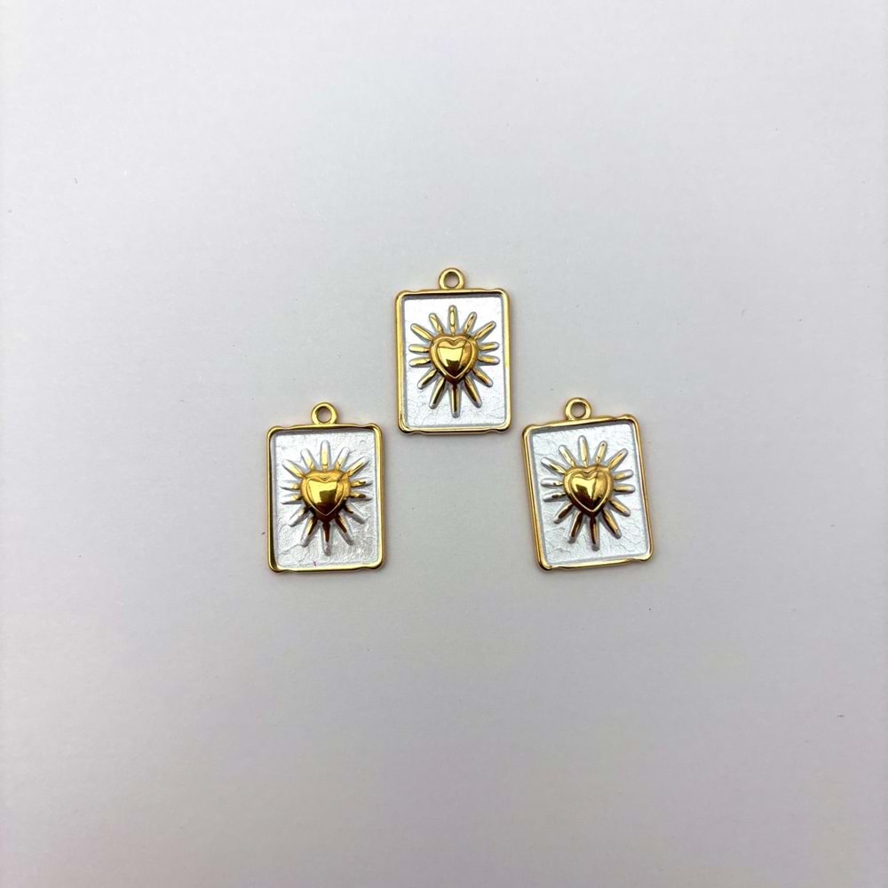 Çelik Kolye Ucu 1 Adet