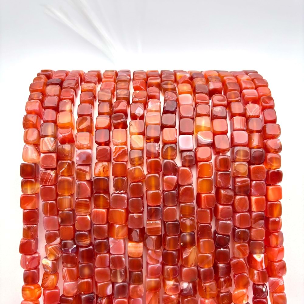 Doğal Taş Akik Küp Kesim 1 Dizi