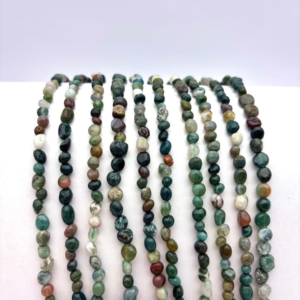 Doğal Taş Hint Akik 1 Dizi