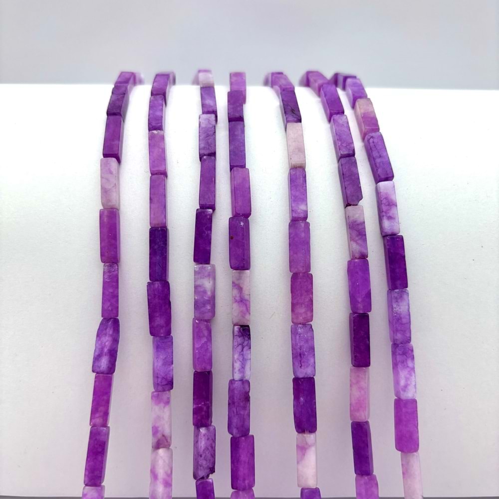 Doğal Taş Boru Kesim Lepidolit 1 Dizi