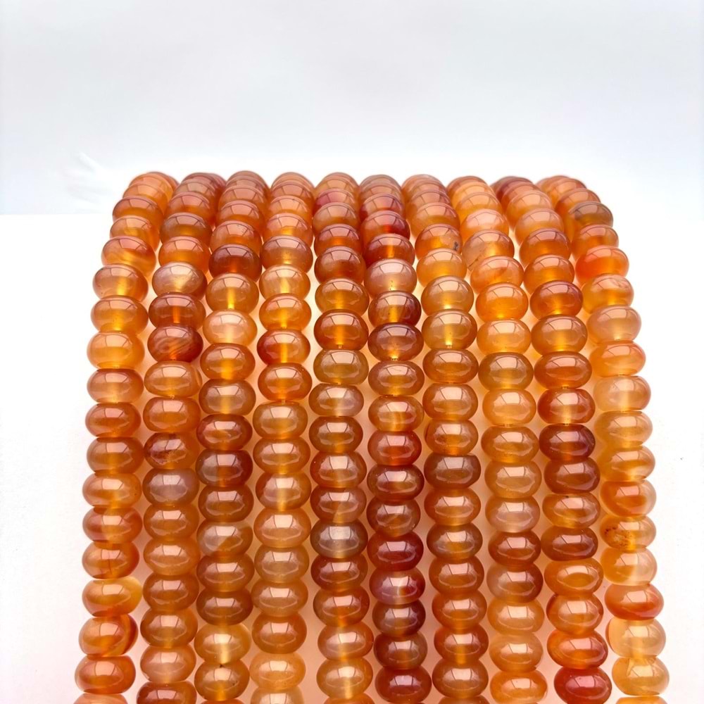 Doğal Taş Rondela Kesim Akik 1 Dizi