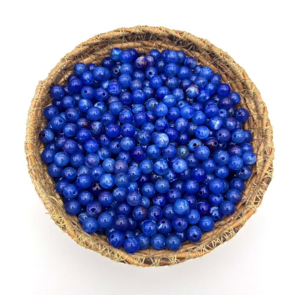 Akrilik Boncuk 8 mm 50 Gr