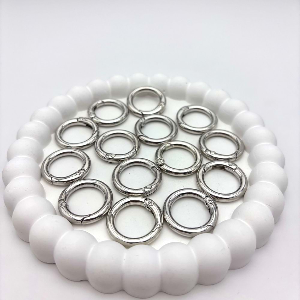 Yaylı Halka Kilit 20 mm 5 Adet