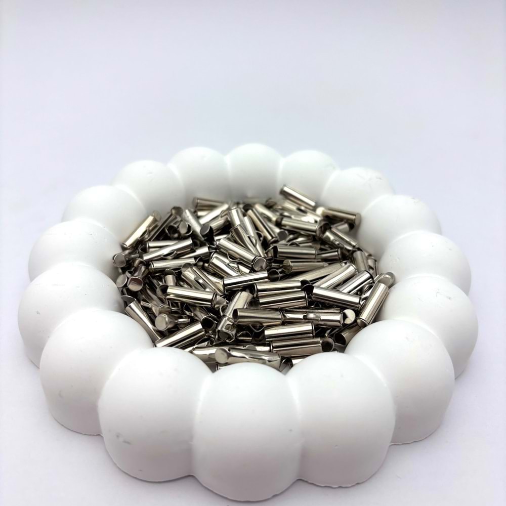 Boru Kapama Gümüş 12 mm 1 Paket 10 Gr
