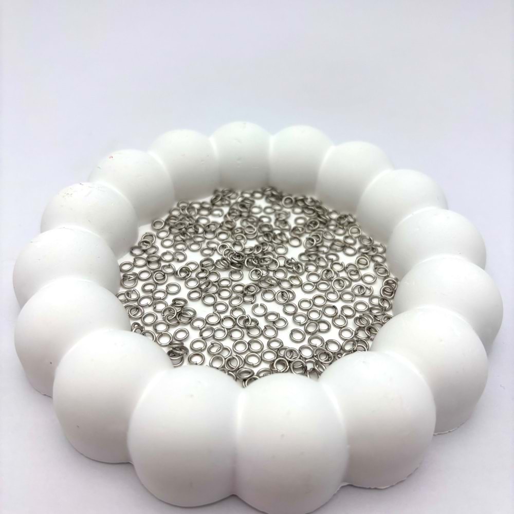 Kaplama Metal Halka İnce 4 mm 1 Paket 10 Gr