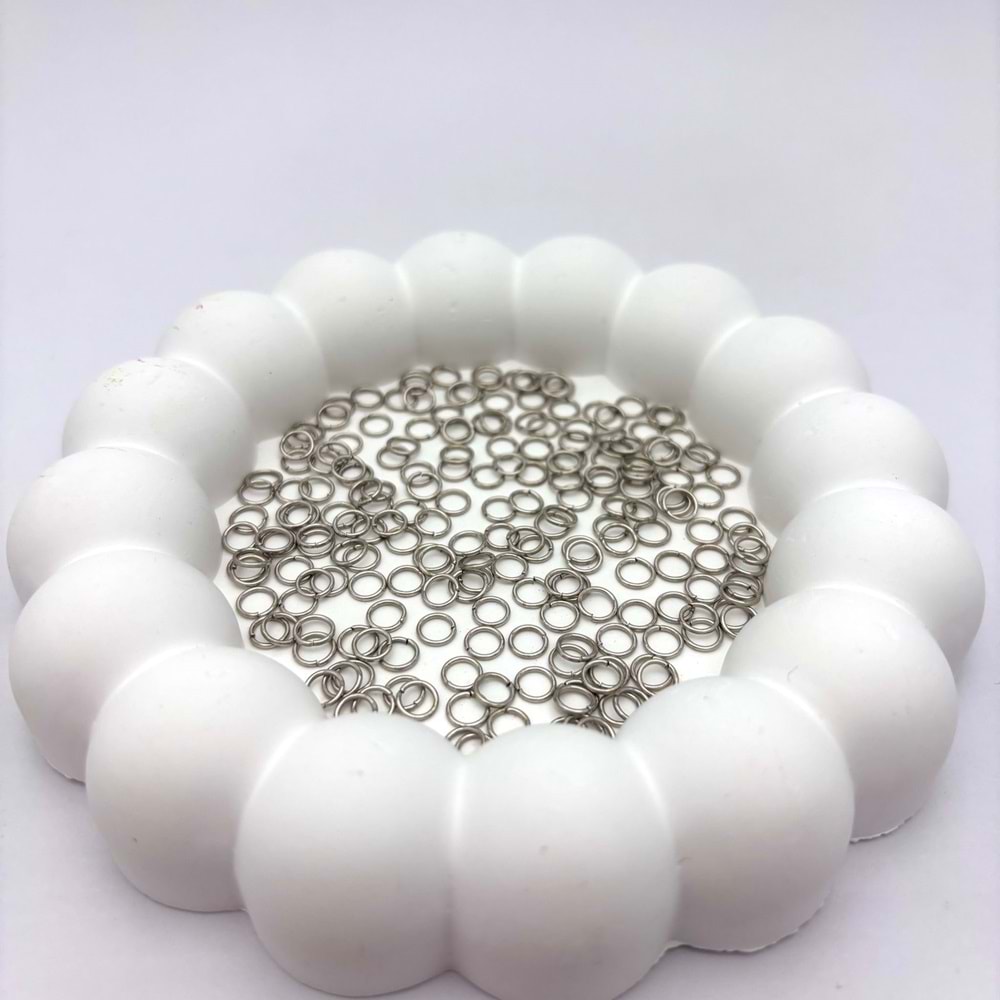 Kaplama Metal Halka İnce 5 mm 1 Paket 10 Gr