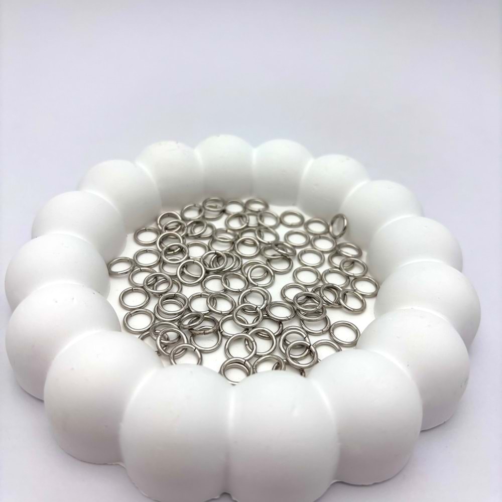 Kaplama Metal Halka Kalın 6 mm 1 Paket 10 Gr